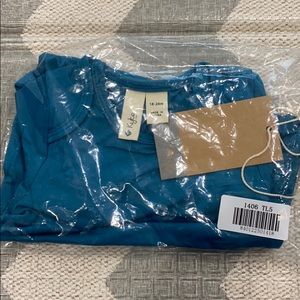Kyte baby teal long sleeve onesie